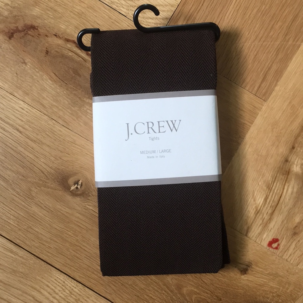 Brown twill tights